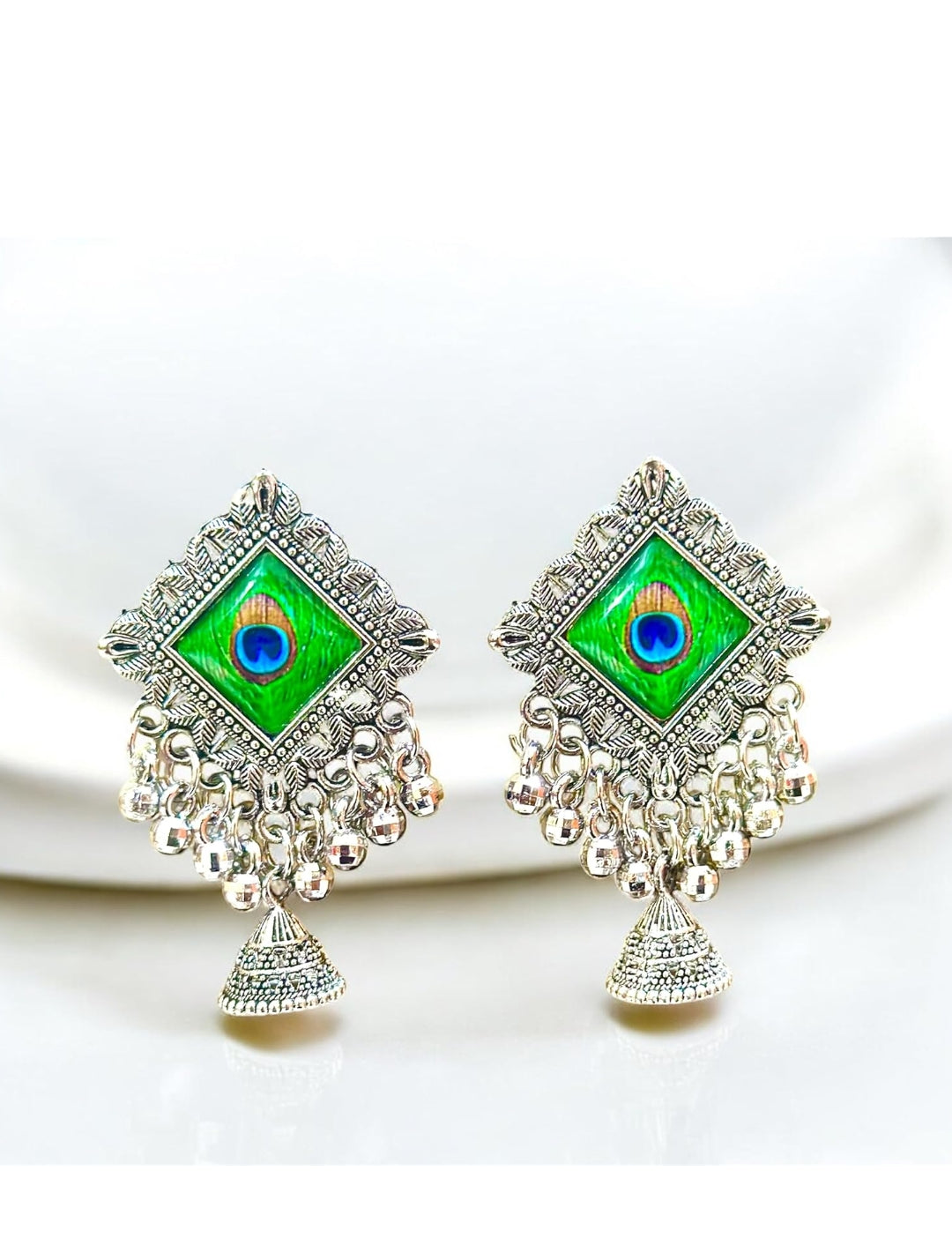 Premium 12 Jaipur Oxidized Combo of Designer Jhumpa's