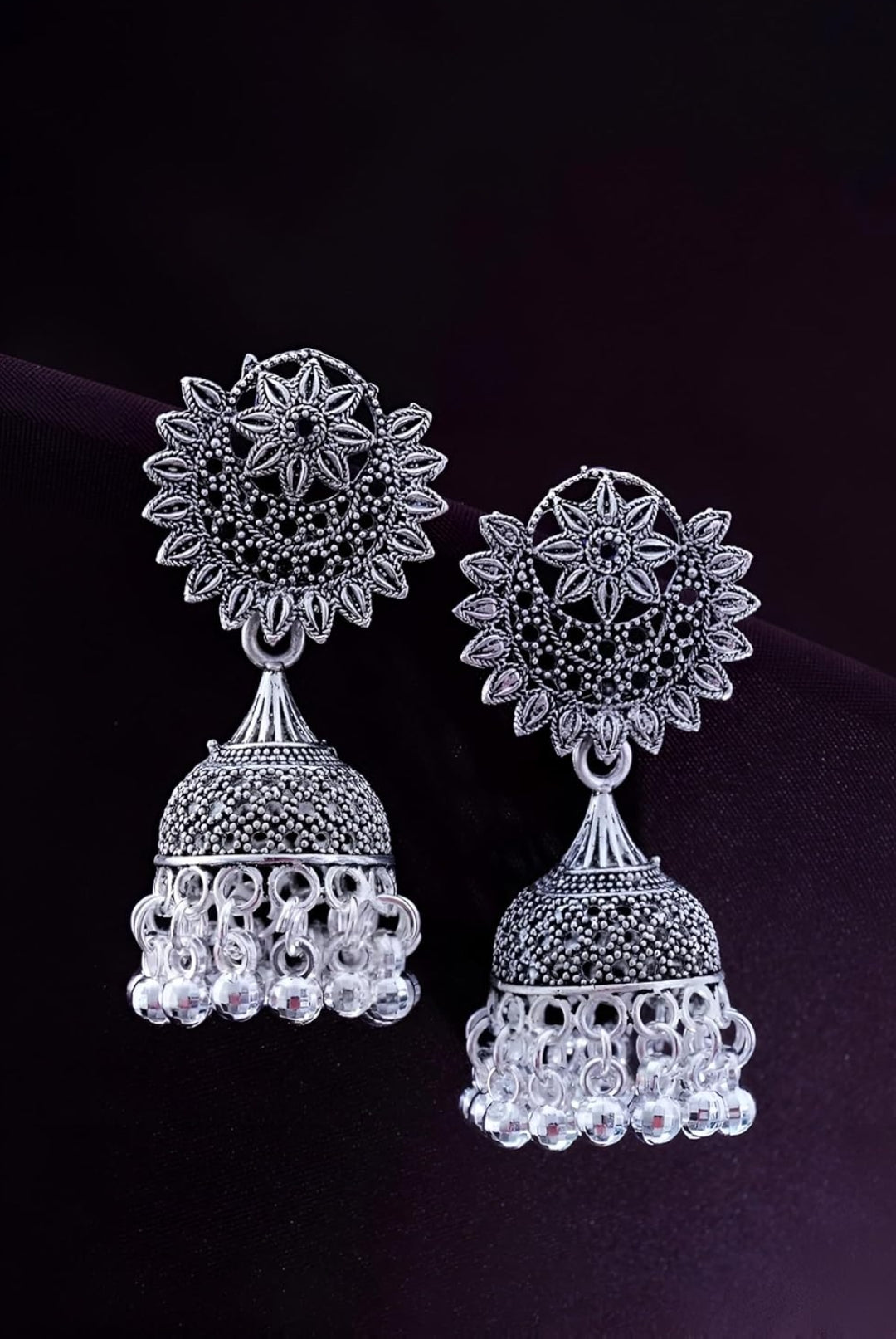 Premium 12 Jaipur Oxidized Combo of Designer Jhumpa's